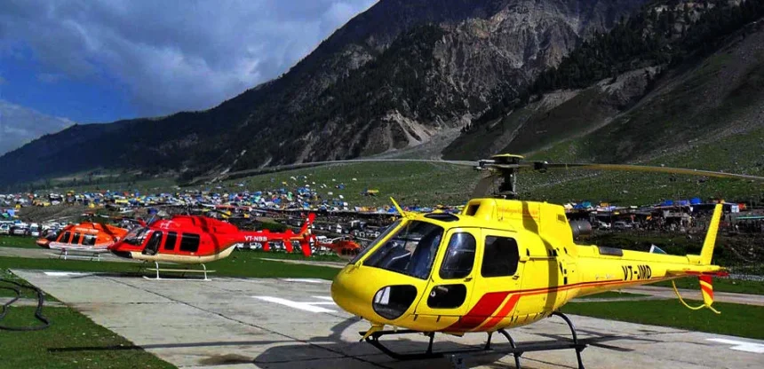 Amarnath Yatra by Helicopter from Pahalgam